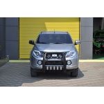 BullBar fata Mitsubishi L200 Triton 15-Prezent - ARP PASIFIC Negru - Chrome - imagine 2