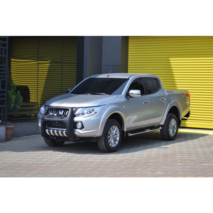 BullBar fata Mitsubishi L200 Triton 15-Prezent - ARP PASIFIC Negru - Chrome - imagine 3