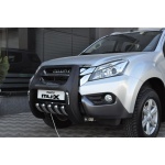 BullBar fata Isuzu MU-X 15-Prezent ┬á- ARP TWEN,Negru - Chrome - imagine 2
