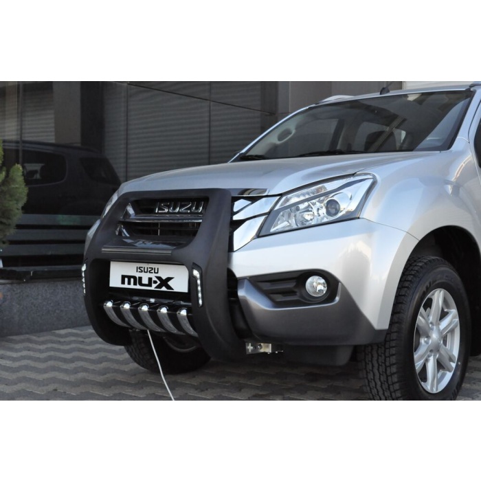 BullBar fata Isuzu MU-X 15-Prezent ┬á- ARP TWEN,Negru - Chrome - imagine 2