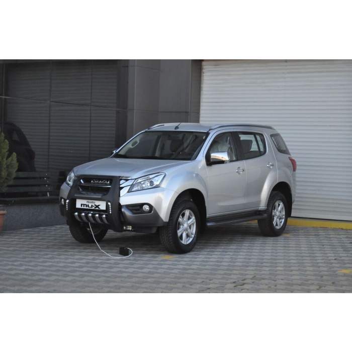 BullBar fata Isuzu MU-X 15-Prezent ┬á- ARP TWEN,Negru - Chrome - imagine 4