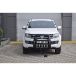 BullBar fata Volkswagen Amarok 10-15 - ARP TWEN,Negru - Chrome - imagine 4