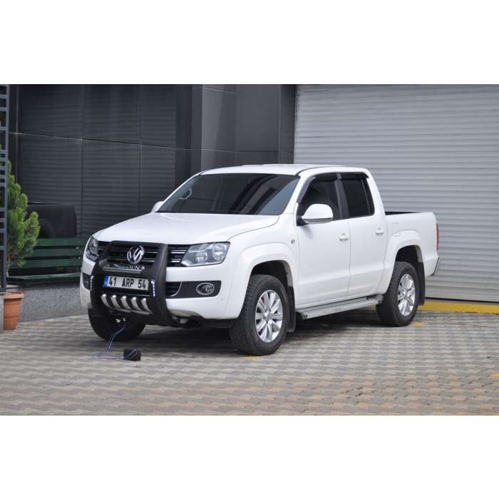 BullBar fata Volkswagen Amarok 10-15 - ARP TWEN,Negru - Chrome - imagine 2