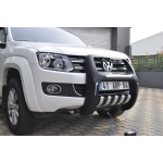 BullBar fata Volkswagen Amarok 10-15 - ARP TWEN,Negru - Chrome - imagine 3