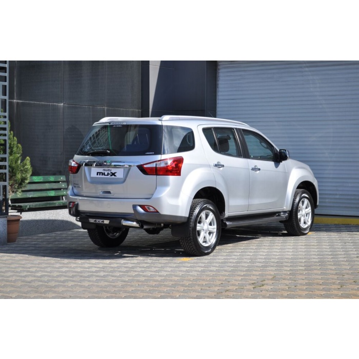 Bara de protectie spate Isuzu MU-X 15-Prezent- ARP TITANIC Negru - Chrome - imagine 5