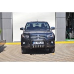 BullBar fata Toyota Hilux 15-Prezent - ARP ATLAS, Negru - Chrome - imagine 2
