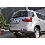 Bara de protectie spate Isuzu MU-X 15-Prezent- ARP TITANIC Negru - Chrome - imagine 6