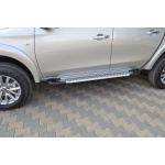 Praguri Laterale Mitsubishi L200 Triton 15 -> - ARP Artemis Silver - imagine 8