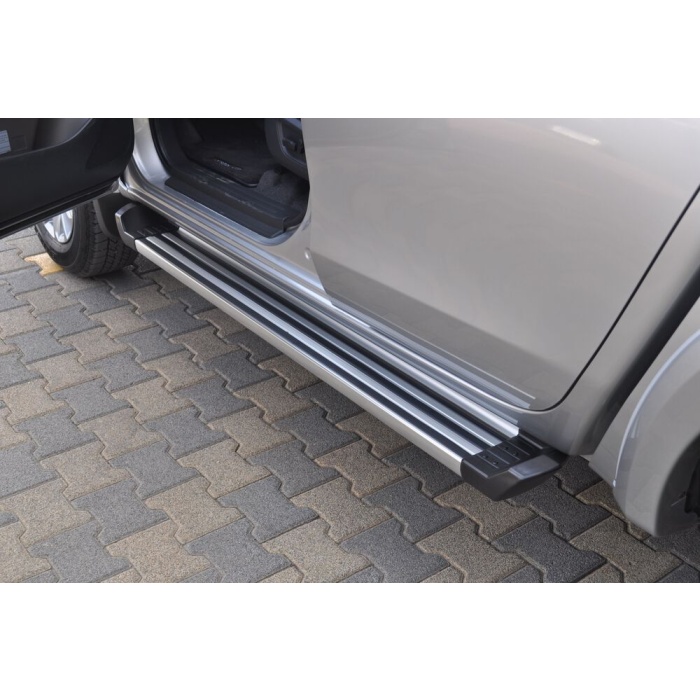 Praguri Laterale Mitsubishi L200 Triton 15 -> - ARP Ronesans Silver - imagine 7