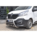 BullBar fata Renault Trafic SWB 15-Prezent - ARP INFORM, Chrome - imagine 4