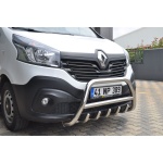 BullBar fata Renault Trafic SWB 15-Prezent - ARP INFORM, Chrome - imagine 3