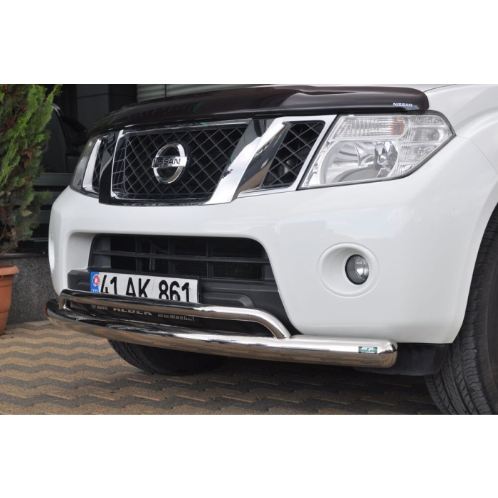 Bara protectie fata Nissan Navara 10-14 - ARP ARROW, Chrome - imagine 2