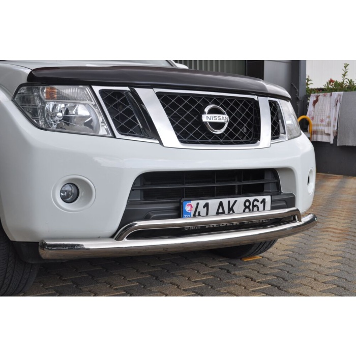 Bara protectie fata Nissan Navara 10-14 - ARP ARROW, Chrome - imagine 4