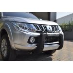 BullBar fata Mitsubishi L200 Triton 15-Prezent - ARP WINBO, Negru - Chrome