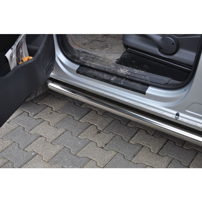 Praguri laterale Volkswagen Amarok 10-15 - ARP SPORT Chrome - imagine 2