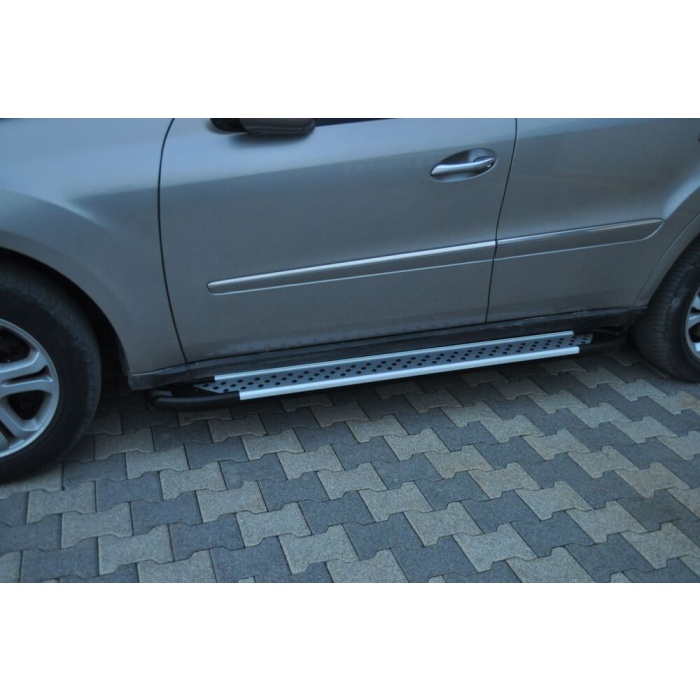 Praguri Laterale Mercedes W164 ML 06-11 - ARP Artemis Silver - imagine 13