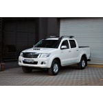 Bare Longitudinale Toyota Hilux Vigo 12-14- ARP SILVER PORT, gri cu Negru - imagine 2