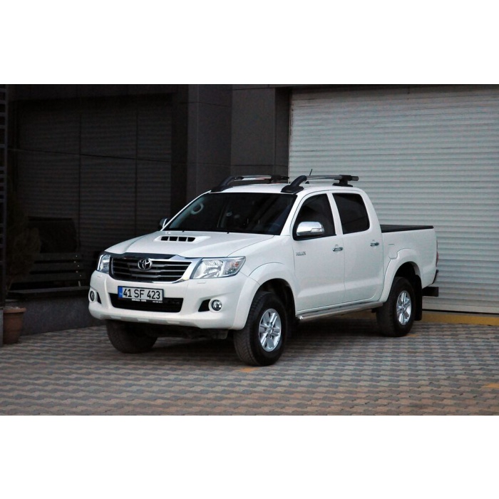 Bare Longitudinale Toyota Hilux Vigo 12-14- ARP SILVER PORT, gri cu Negru - imagine 2