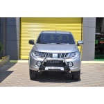 Bullbar fata Mitsubishi L200 TRITON [15-Prezent] - ARP AMAZON, Negru - Chrome - imagine 4