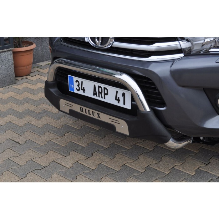 Bullbar fata Toyota HILUX [15-Prezent] - ARP AMAZON, Negru - Chrome - imagine 5