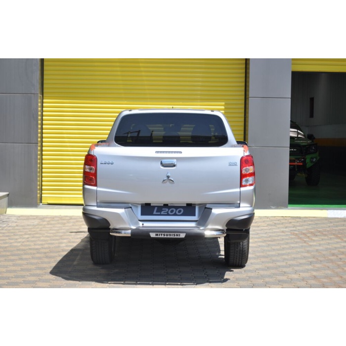 Bara de protectie spate Mitsubishi L200 Triton 15-Prezent- ARP TITANIC Negru - Chrome - imagine 3
