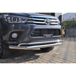 Bara protectie fata Toyota Hilux 15-Prezent - ARP ARROW, Chrome - imagine 2