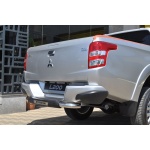 Bara de protectie spate Mitsubishi L200 Triton 15-Prezent- ARP TITANIC Negru - Chrome - imagine 5