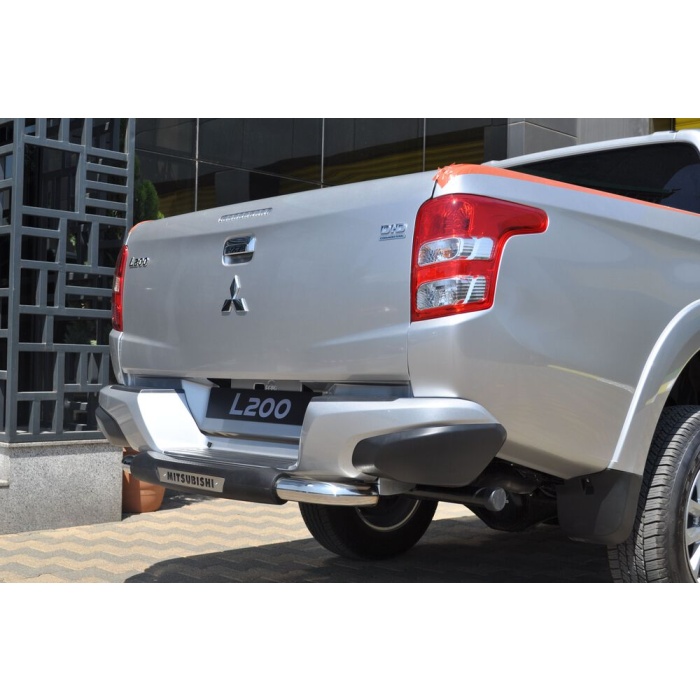 Bara de protectie spate Mitsubishi L200 Triton 15-Prezent- ARP TITANIC Negru - Chrome - imagine 5