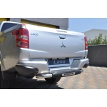 Bara de protectie spate Mitsubishi L200 Triton 15-Prezent- ARP TITANIC Negru - Chrome - imagine 4