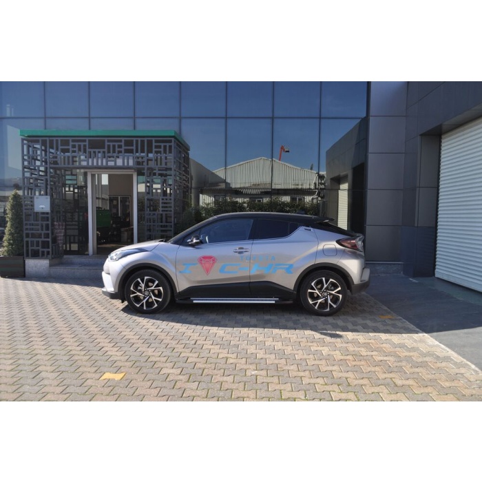 Praguri Laterale Toyota CHR 16 -> - ARP Artemis Silver - imagine 9