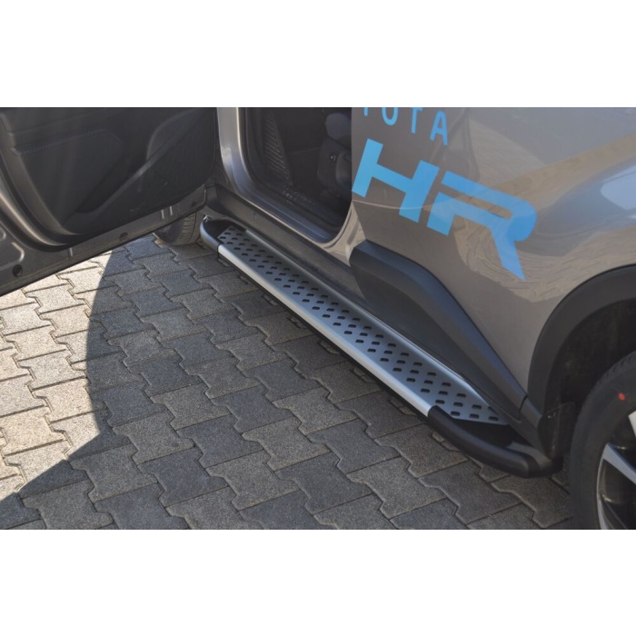 Praguri Laterale Toyota CHR 16 -> - ARP Artemis Silver - imagine 7