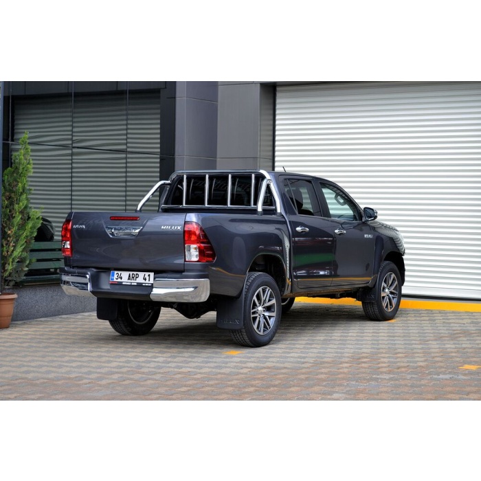Rollbar Toyota Hilux 15-Prezent din otel inoxidabil - ARP SEAMAN, chrome - imagine 5