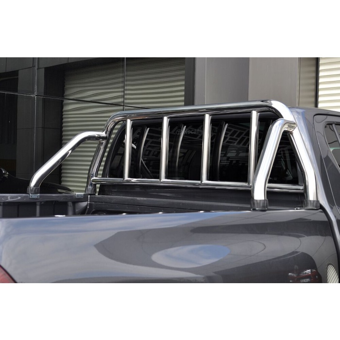 Rollbar Toyota Hilux 15-Prezent din otel inoxidabil - ARP SEAMAN, chrome - imagine 3