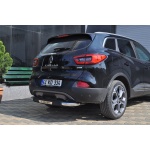 Bara de protectie spate Renault Kadjar 15-Prezent- ARP TITANIC Negru - Chrome - imagine 2