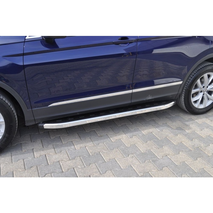 Praguri Laterale Volkswagen Tiguan [16 ->] - ARP Newstar Chrome - imagine 8