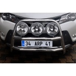 Bullbar fata Toyota RAV 4 [13-15] - ARP KUNGSBACKA, Chrome, cu suporti pentru LEDbar-uri sau Proiectoare - imagine 11