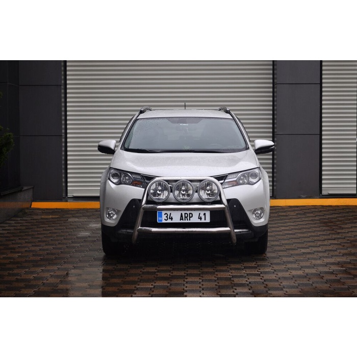 Bullbar fata Toyota RAV 4 [13-15] - ARP KUNGSBACKA, Chrome, cu suporti pentru LEDbar-uri sau Proiectoare - imagine 6