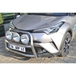 Bullbar fata Toyota CHR [16-Prezent] - ARP KUNGSBACKA, Chrome, cu suporti pentru LEDbar-uri sau Proiectoare - imagine 4