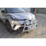 Bullbar fata Toyota CHR [16-Prezent] - ARP KUNGSBACKA, Chrome, cu suporti pentru LEDbar-uri sau Proiectoare - imagine 2