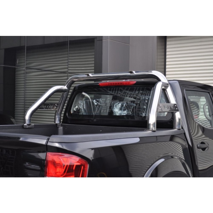 Rollbar Nissan Navara 15-Prezent din otel inoxidabil - ARP TWILIGHT, chrome - imagine 6