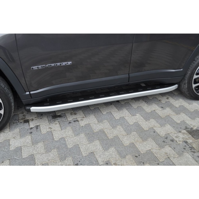 Praguri Laterale Jeep Compass 17-> - ARP Newstar Grey - imagine 8