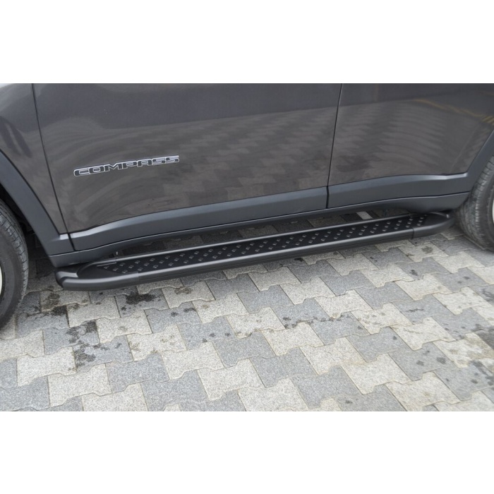Praguri Laterale Jeep Compass 17 -> - ARP Artemis Black - imagine 9