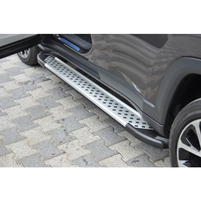 Praguri Laterale Jeep Compas 17 -> - ARP Artemis Silver - imagine 8