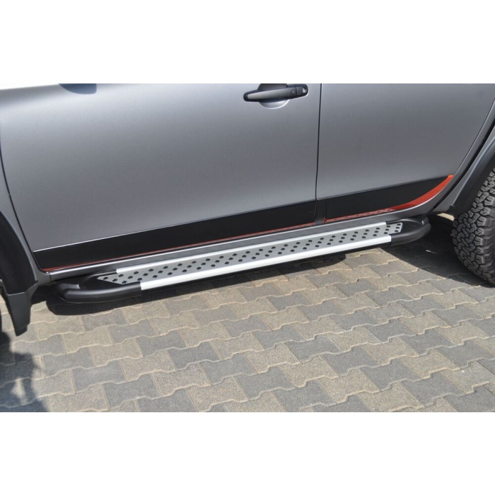 Praguri Laterale Fiat Fullback 16 -> - ARP Artemis Silver - imagine 10