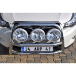 Bullbar fata Subaru XV [12-Prezent] - ARP KUNGSBACKA, Chrome, cu suporti pentru LEDbar-uri sau Proiectoare - imagine 6