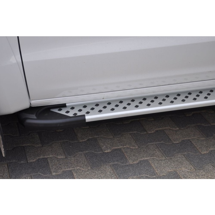 Praguri Laterale Volkswagen Amarok 16 -> - ARP Artemis Silver - imagine 8