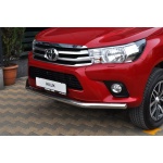 Bara protectie fata Toyota Hilux 15-Prezent - ARP TETRI, Chrome - imagine 3