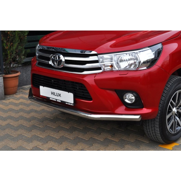 Bara protectie fata Toyota Hilux 15-Prezent - ARP TETRI, Chrome - imagine 3
