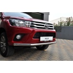 Bara protectie fata Toyota Hilux 15-Prezent - ARP TETRI, Chrome - imagine 5