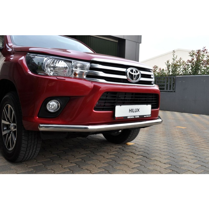 Bara protectie fata Toyota Hilux 15-Prezent - ARP TETRI, Chrome - imagine 5